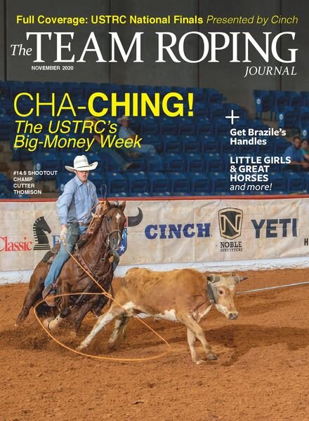 The Team Roping Journal – November 2020 Cover