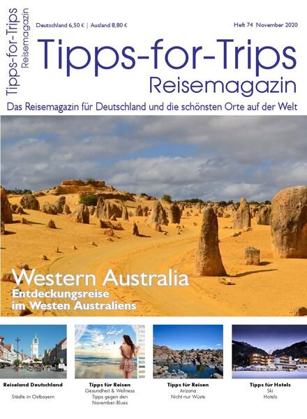 Tipps for Trips – November 2020 Cover