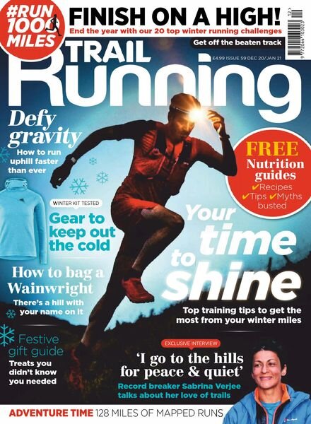 Trail Running – December-January 2020 Cover