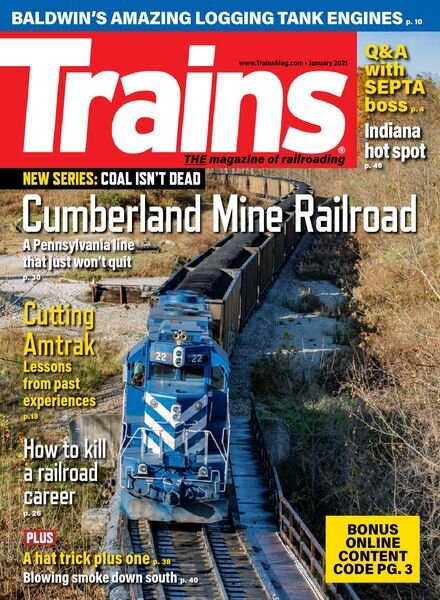 Trains – January 2021 Cover