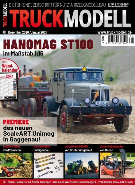 Truckmodell – November 2020 Cover