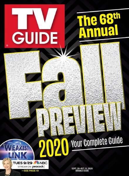 TV Guide – 28 September 2020 Cover