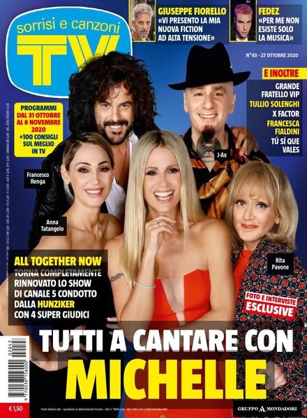 TV Sorrisi e Canzoni – 27 Ottobre 2020 Cover