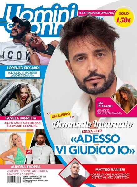 Uomini e Donne magazine – 20 novembre 2020 Cover