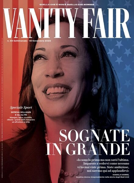 Vanity Fair Italia – 12 novembre 2020 Cover