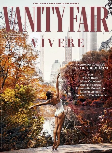 Vanity Fair Italia – 25 novembre 2020 Cover