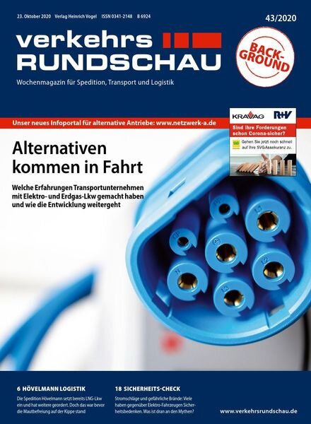 VerkehrsRundschau – 19 Oktober 2020 Cover