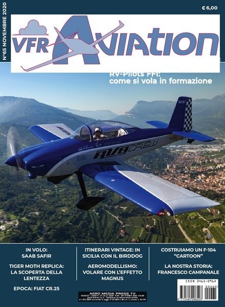 VFR Aviation – Novembre 2020 Cover