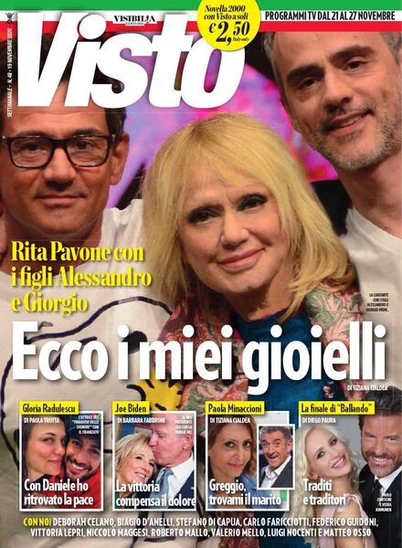 Visto – 19 Novembre 2020 Cover