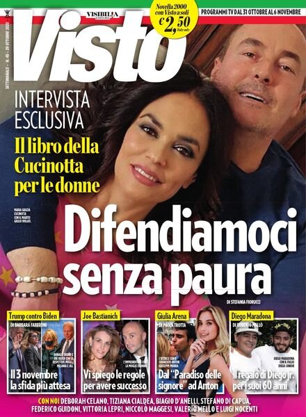 Visto – 29 Ottobre 2020 Cover