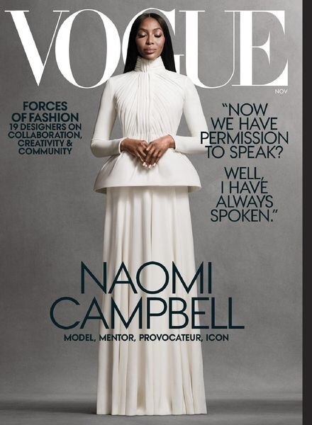 Vogue USA – November 2020 Cover