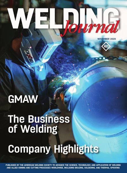 Welding Journal – November 2020 Cover