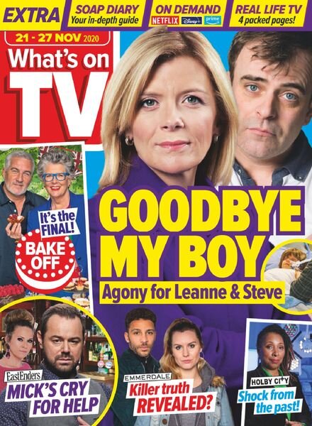 What’s on TV – 21 November 2020 Cover