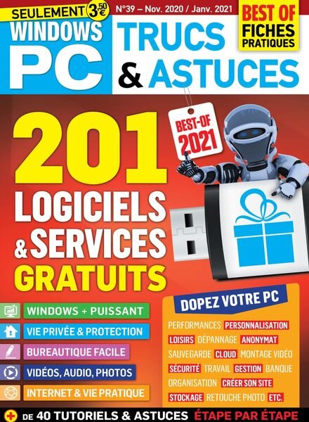 Windows PC Trucs et Astuces – Novembre 2020 – Janvier 2021 Cover