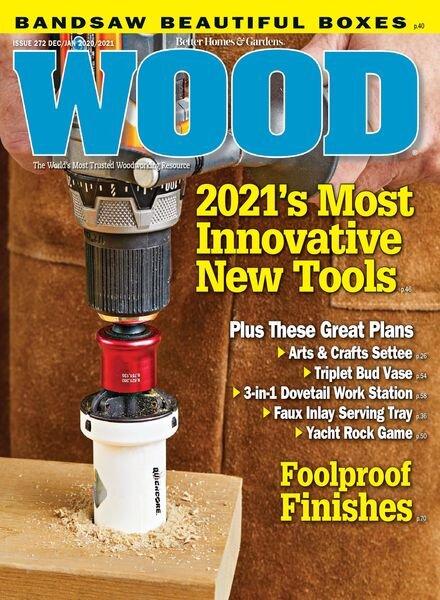 WOOD Magazine – December 2020 Cover