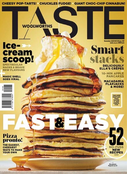 Woolworths Taste – November 2020 Cover