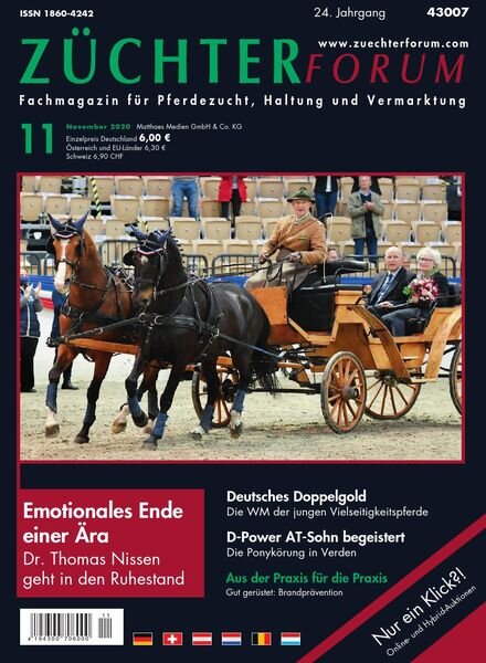 Zuchterforum – November 2020 Cover