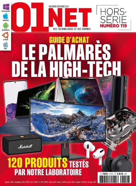 01net – Hors-Serie – novembre-decembre 2020 Cover