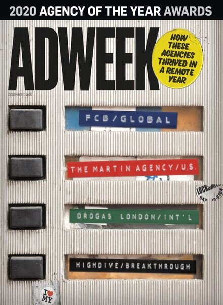 Adweek – 07 December 2020 Cover