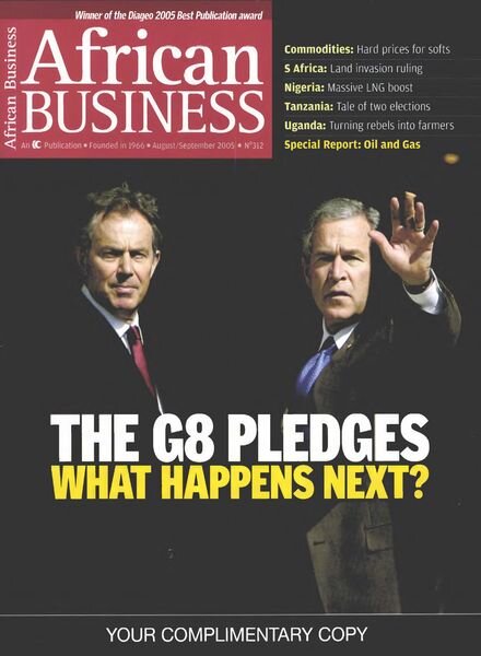 African Business English Edition – August-September 2005 Cover