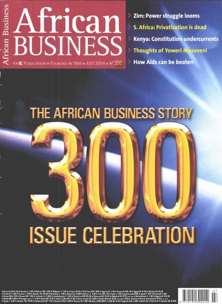 African Business English Edition – July 2004 Cover
