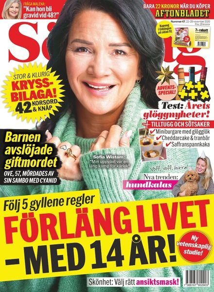 Aftonbladet Sondag – 22 november 2020 Cover