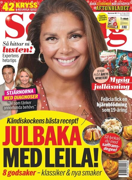Aftonbladet Sondag – 29 november 2020 Cover