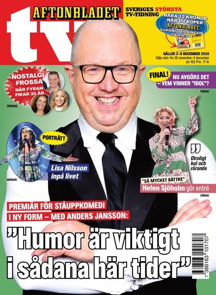Aftonbladet TV – 30 november 2020 Cover