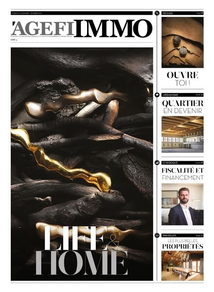 Agefi Immo – Novembre-Decembre 2020 Cover
