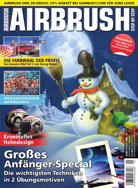 Airbrush Step by Step German Edition – Dezember 2020 – Januar 2021 Cover