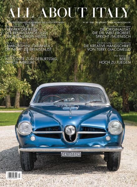 All About Italy German Edition – November 2020 Cover