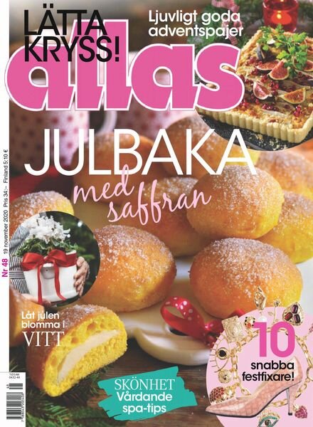 Allas – 19 november 2020 Cover
