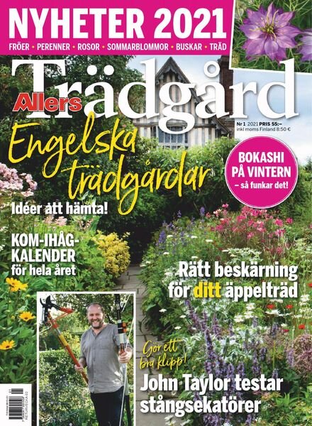 Allers Tradgard – januari 2021 Cover