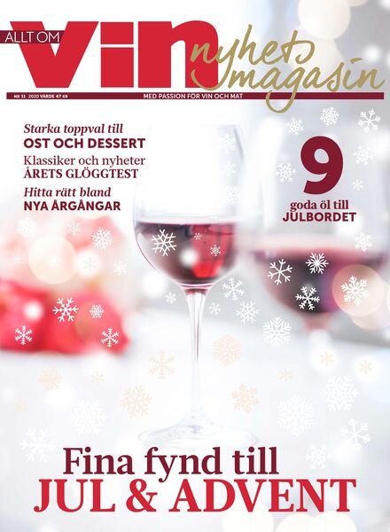 Allt om vin – 20 november 2020 Cover