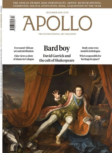 Apollo Magazine – December 2020 Cover