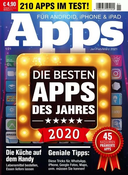 Apps Magazin – Januar 2021 Cover