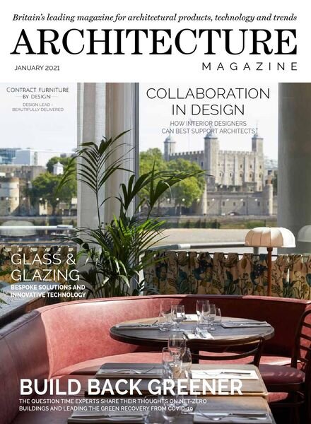 Architecture Magazine – January 2021 Cover