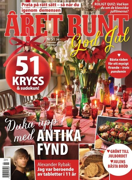 aret Runt – 10 december 2020 Cover