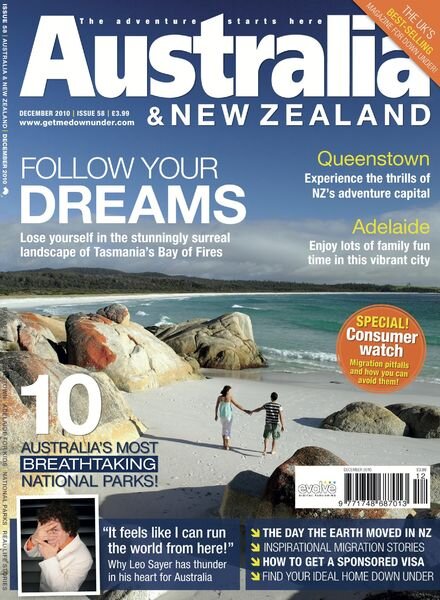 Australia & New Zealand – December 2010 Cover