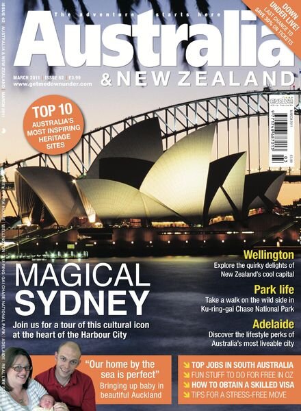 Australia & New Zealand – March 2011 Cover