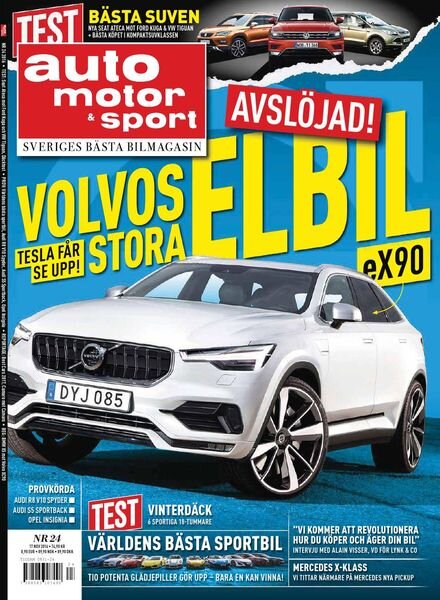 Auto Motor & Sport Sverige – 11 november 2016 Cover