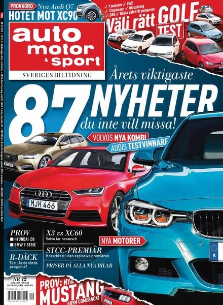 Auto Motor & Sport Sverige – 22 maj 2015 Cover
