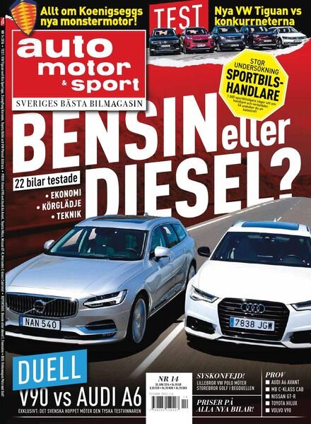 Auto Motor & Sport Sverige – 28 juni 2016 Cover