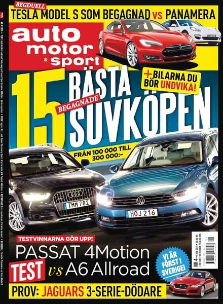 Auto Motor & Sport Sverige – 30 januari 2015 Cover