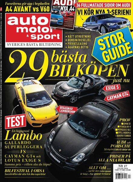 Auto Motor & Sport Sverige – 31 juli 2015 Cover