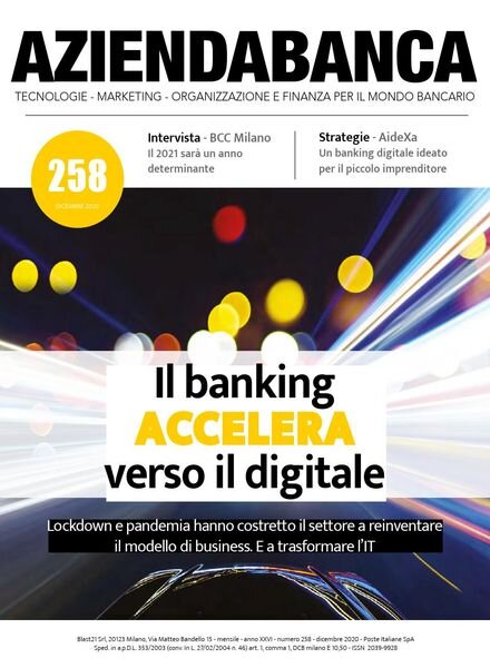 AziendaBanca – Dicembre 2020 Cover