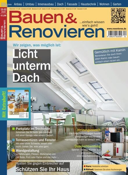 Bauen & Renovieren – November-Dezember 2020 Cover
