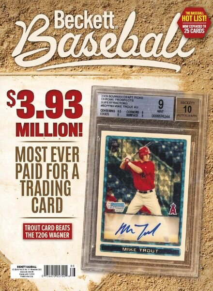Beckett Baseball – November 2020 Cover