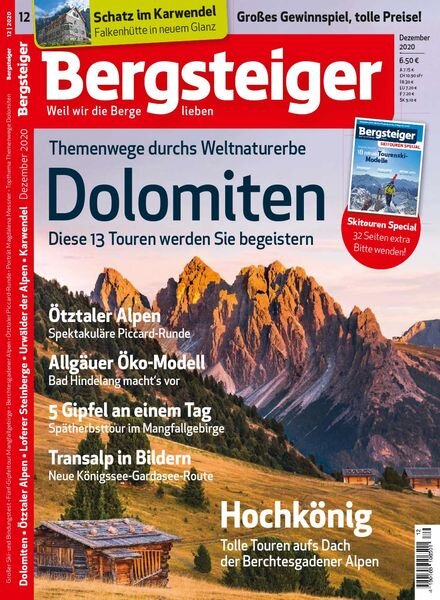Bergsteiger – Dezember 2020 Cover