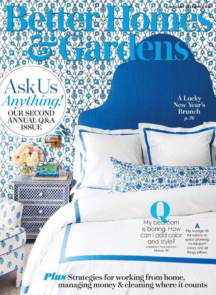 Better Homes & Gardens USA – January 2021 Cover